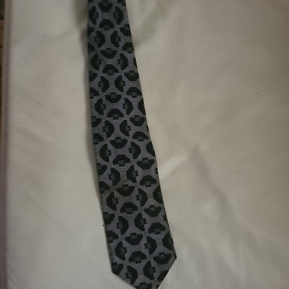 Metropolitan black/silver tie by Lord and Taylor